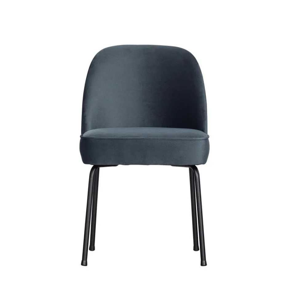 Best Woood VOGUE Lot de 2 chaises design en velours
