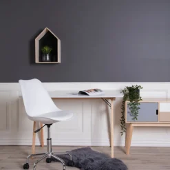 Outlet House Nordic VOJENS Bureau pieds bois clair L120cm