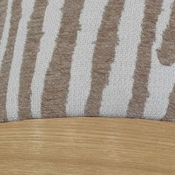 Best Drawer WILD Pouf rond en tissu imprimé animal ø40cm