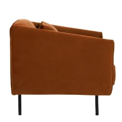 Clearance Drawer WINSEN Fauteuil en velours pieds droits en métal