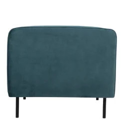 Clearance Drawer WINSEN Fauteuil en velours pieds droits en métal