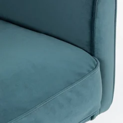 Clearance Drawer WINSEN Fauteuil en velours pieds droits en métal