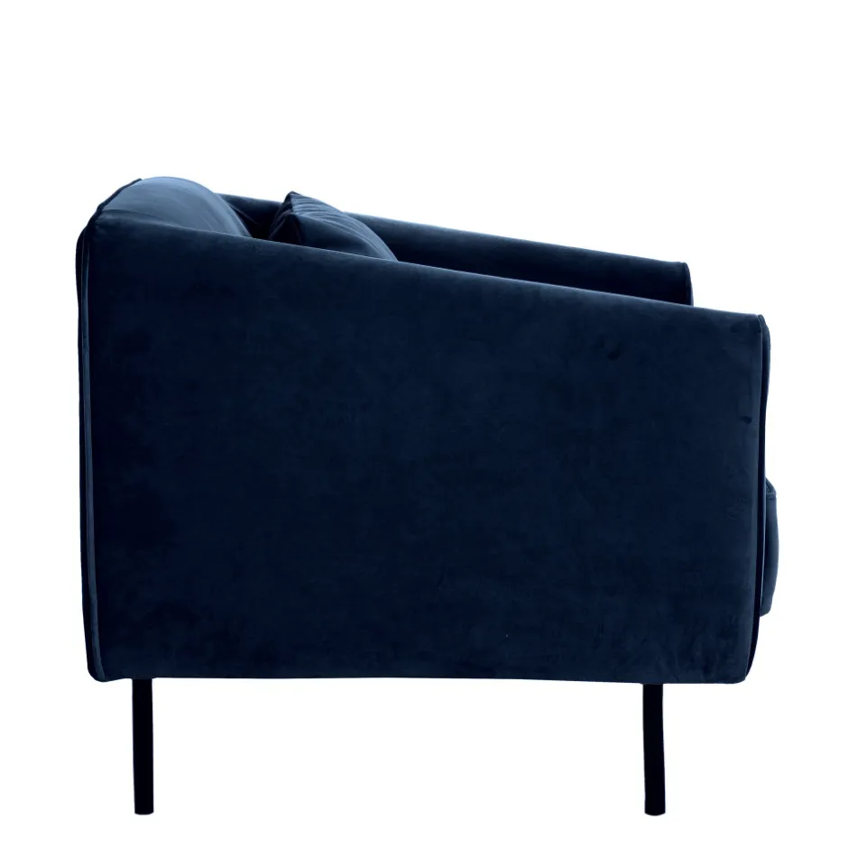 Clearance Drawer WINSEN Fauteuil en velours pieds droits en métal