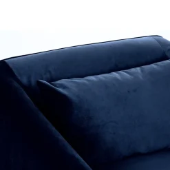 Clearance Drawer WINSEN Fauteuil en velours pieds droits en métal