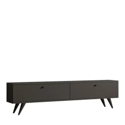 Clearance Drawer YARA Meuble TV 2 portes en bois L160cm