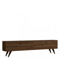 Clearance Drawer YARA Meuble TV 2 portes en bois L160cm