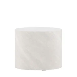 New Venture Home YORK Table d'appoint ronde effet marbre ø50cm