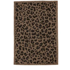 Sale Drawer YUMA Tapis contemporain imprimé léopard
