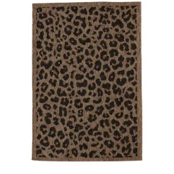 Sale Drawer YUMA Tapis contemporain imprimé léopard