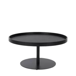Hot No name YURI Table basse ronde en bois et métal ø70cm