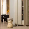 Outlet Woood YVO Table d'appoint en fibres d'argile ø33cm