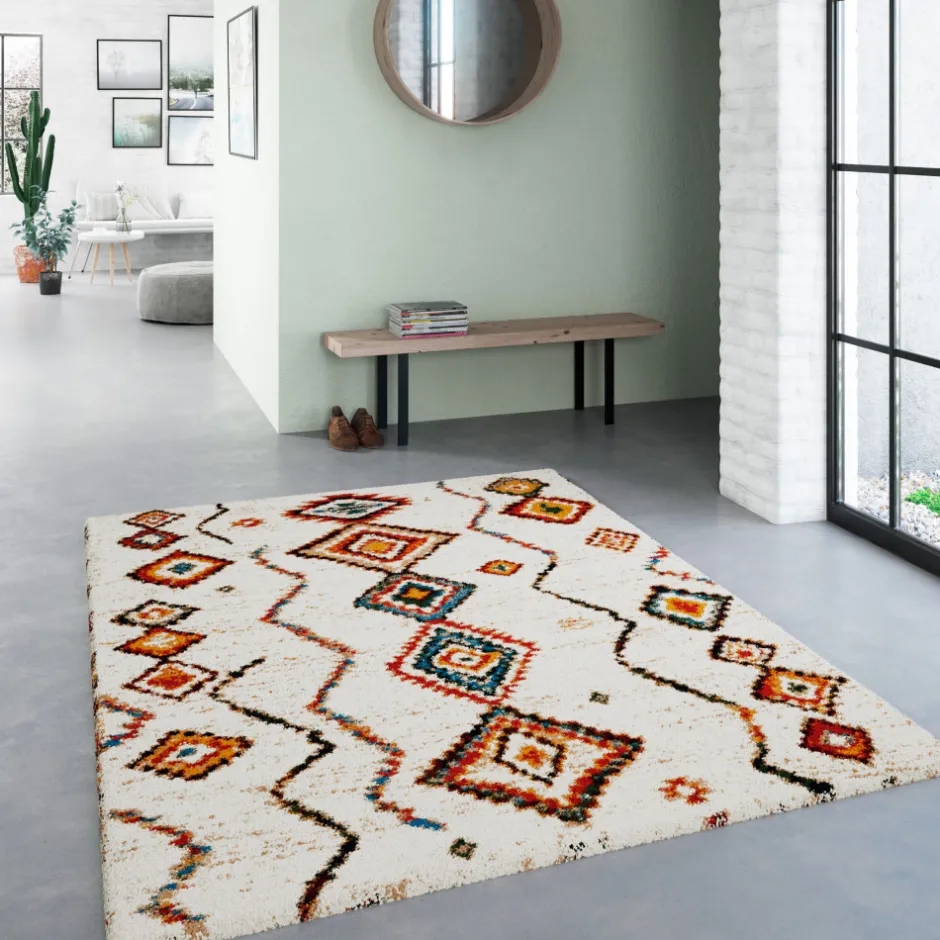 New Drawer ZAZY Tapis d'inspiration berbère à motif ethnique