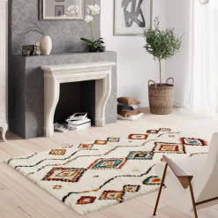 New Drawer ZAZY Tapis d'inspiration berbère à motif ethnique