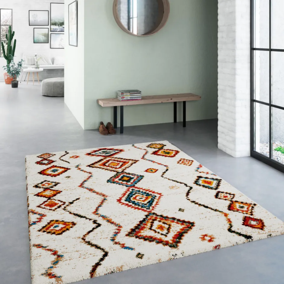 New Drawer ZAZY Tapis d'inspiration berbère à motif ethnique