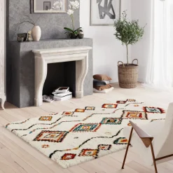 New Drawer ZAZY Tapis d'inspiration berbère à motif ethnique