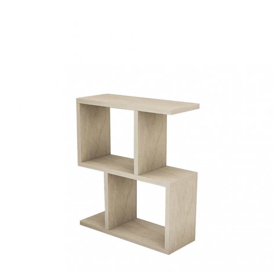 Sale Drawer ZED Table d'appoint effet travertin