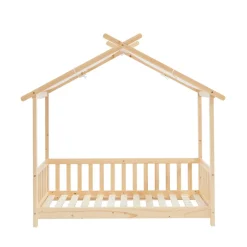 New No name ZENID Lit cabane enfant en bois 70x140cm