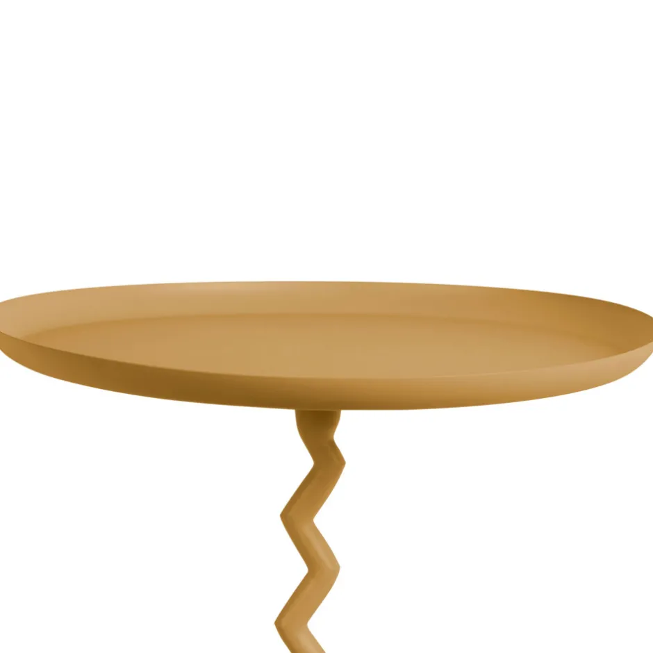 Clearance Leitmotiv ZIGZAG Table d'appoint ronde en métal ø40cm