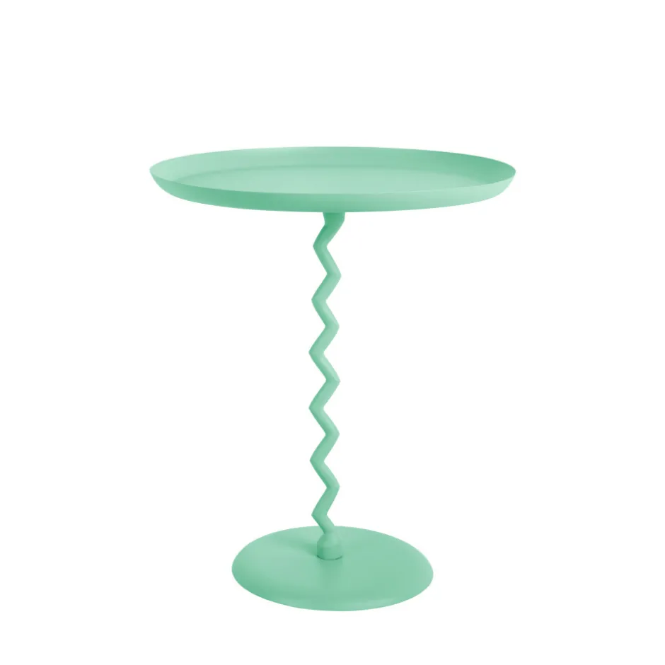 Discount Leitmotiv ZIGZAG Table d'appoint ronde en métal ø44cm