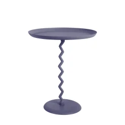 Discount Leitmotiv ZIGZAG Table d'appoint ronde en métal ø44cm