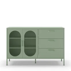 Sale No name ZIO Buffet 2 portes 3 tiroirs en métal L140cm