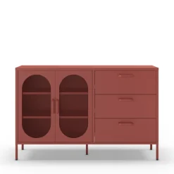 Sale No name ZIO Buffet 2 portes 3 tiroirs en métal L140cm