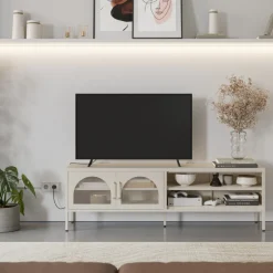Discount No name ZIO Meuble TV 2 portes en métal L160cm