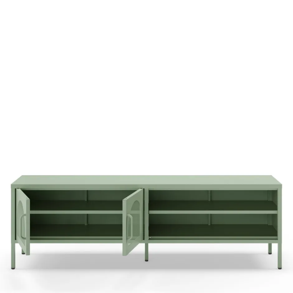 Discount No name ZIO Meuble TV 2 portes en métal L160cm