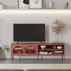 Discount No name ZIO Meuble TV 2 portes en métal L160cm