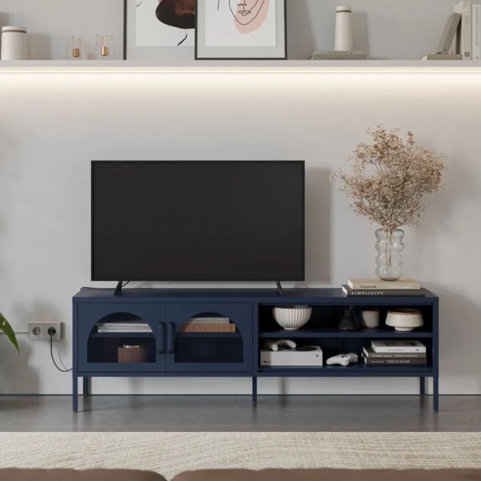 Discount No name ZIO Meuble TV 2 portes en métal L160cm