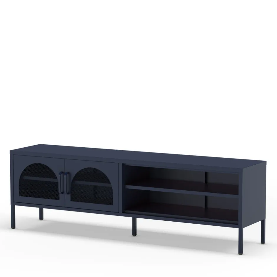 Discount No name ZIO Meuble TV 2 portes en métal L160cm