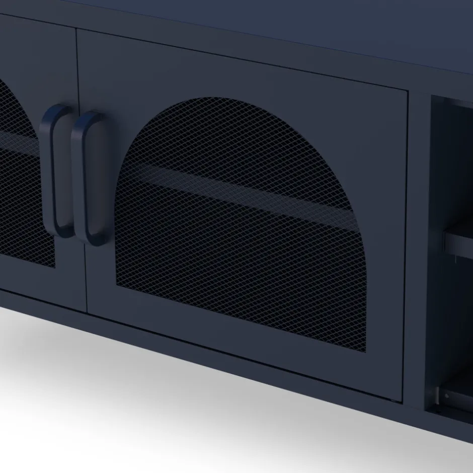 Discount No name ZIO Meuble TV 2 portes en métal L160cm