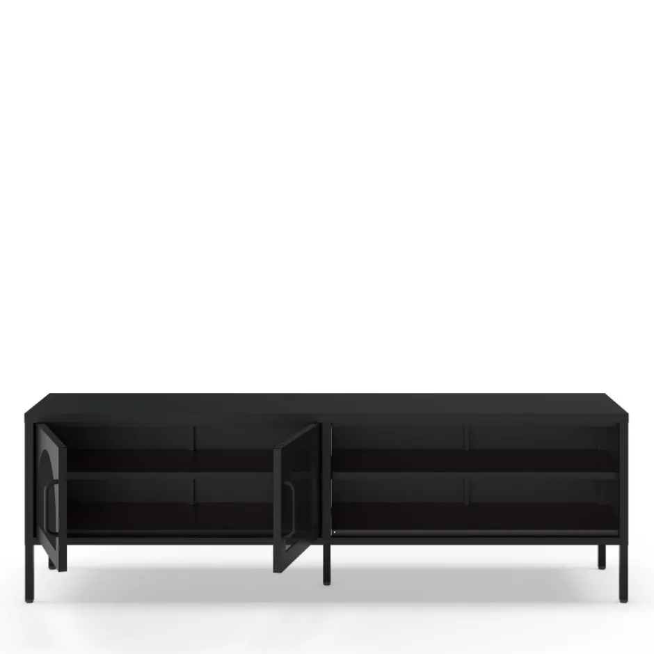 Discount No name ZIO Meuble TV 2 portes en métal L160cm