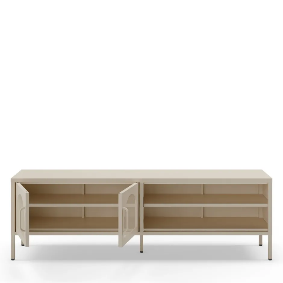 Discount No name ZIO Meuble TV 2 portes en métal L160cm