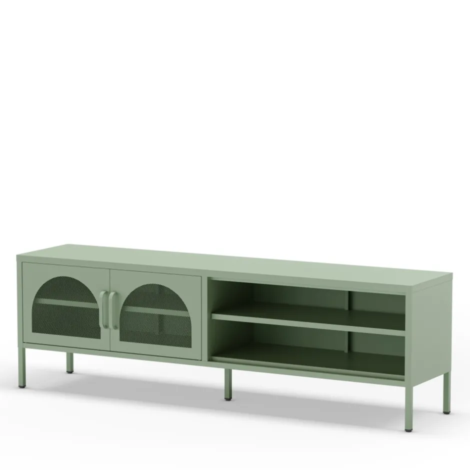 Discount No name ZIO Meuble TV 2 portes en métal L160cm