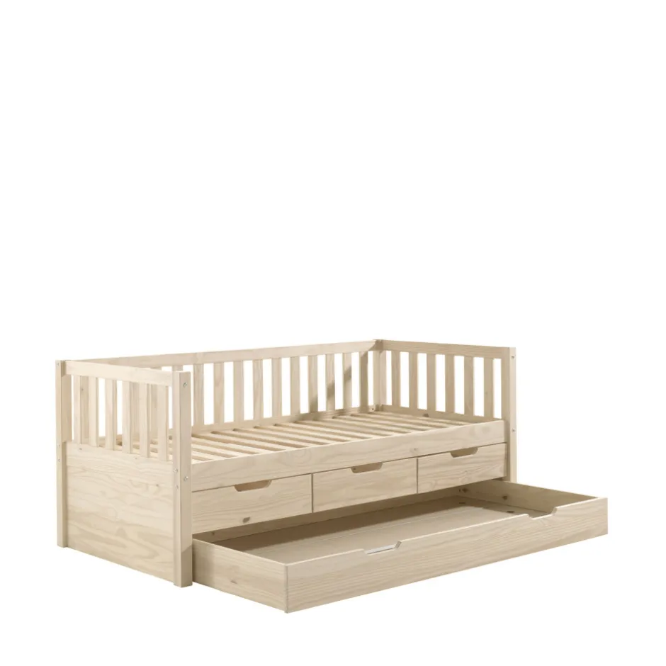 Drawer ZIP Lit enfant banquette 4 tiroirs en bois 90x200 cm