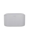 Discount Drawer ZOÉ Banc ovale en tissu avec plateau et rangement L77cm