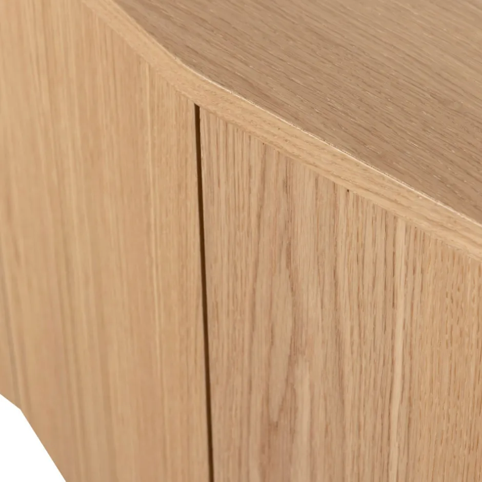 Woood ZUMA Meuble TV 6 portes en bois L200cm