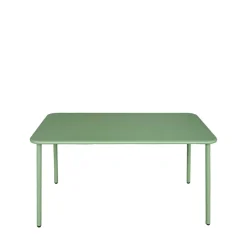 Online Drawer ZYRA Table à manger de jardin 4 personnes en métal