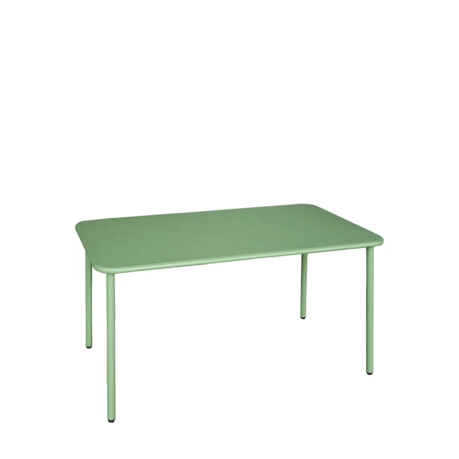 Online Drawer ZYRA Table à manger de jardin 4 personnes en métal