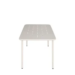 Online Drawer ZYRA Table à manger de jardin 4 personnes en métal
