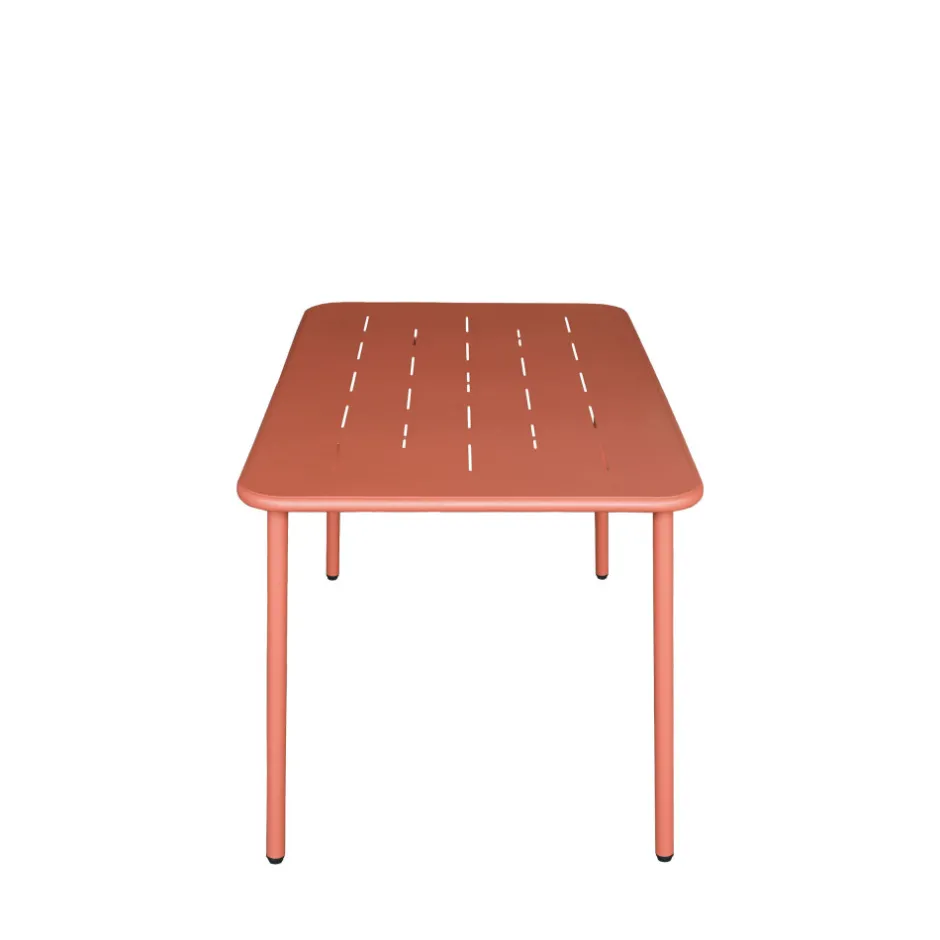 Online Drawer ZYRA Table à manger de jardin 4 personnes en métal